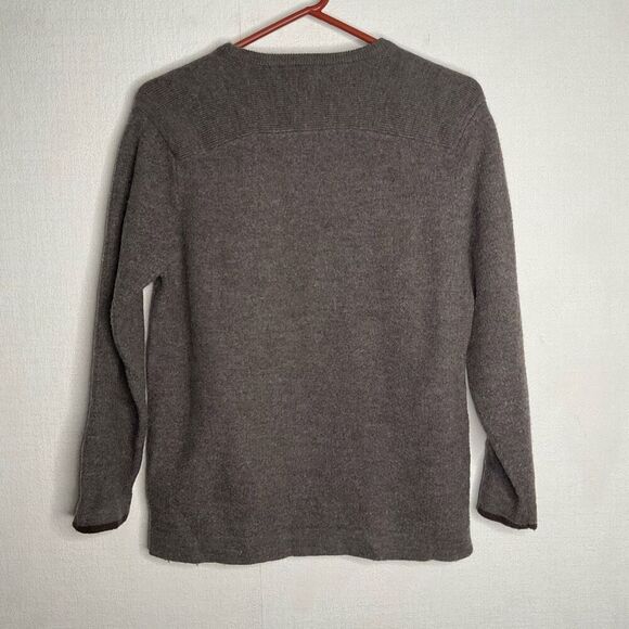 Smartwool Sweater Womens Large 100% Wool Gray Pullover Crew Neck Casual HikeTrek - Picture 7 of 9